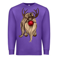 Purple deer gnome Premium Sweatshirt - CowGirlArtShop