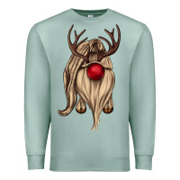 Seafoam deer gnome Premium Sweatshirt - CowGirlArtShop