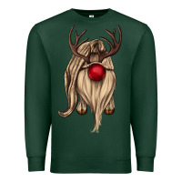 Sports Green deer gnome Premium Sweatshirt - CowGirlArtShop