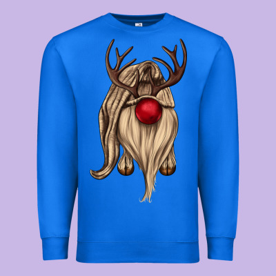 Deer Gnome Premium Sweatshirt Designed By Cowgirlartshop