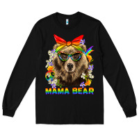 Black Mama Bear Pride LGBTQ+ Long Sleeve Tee - BundleAndBundleShop