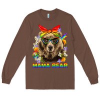 Chestnut Mama Bear Pride LGBTQ+ Long Sleeve Tee - BundleAndBundleShop