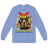 Colony Blue Mama Bear Pride LGBTQ+ Long Sleeve Tee - BundleAndBundleShop