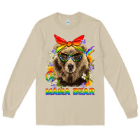 Mushroom Mama Bear Pride LGBTQ+ Long Sleeve Tee - BundleAndBundleShop
