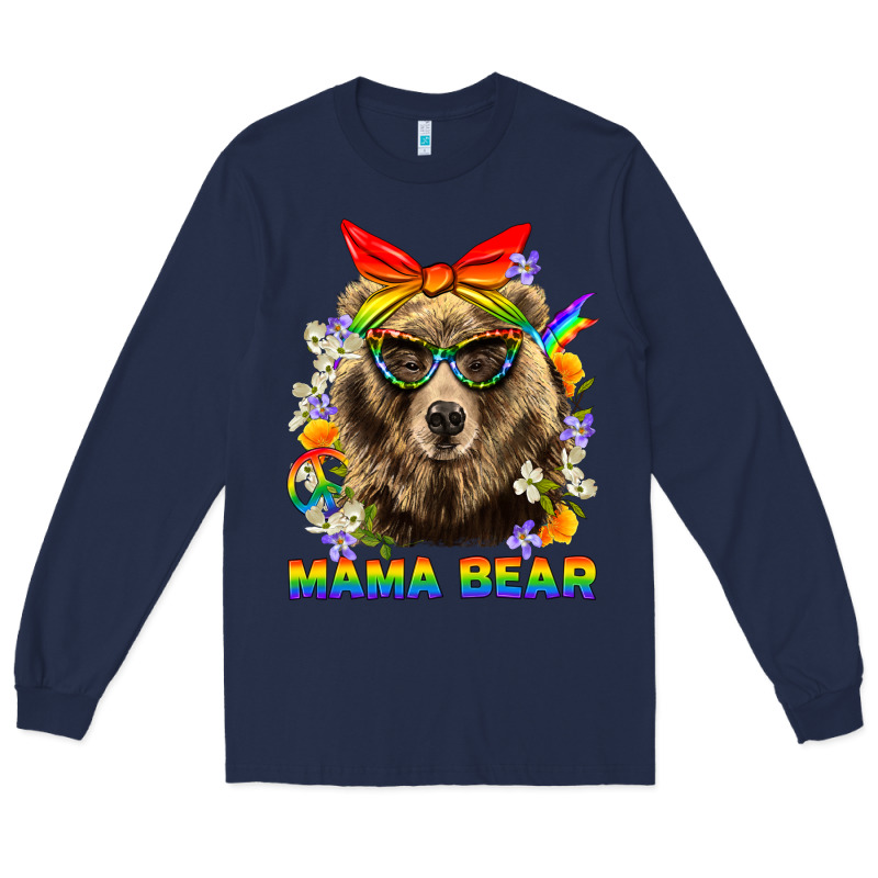 Mama Bear Pride Lgbtq+ Long Sleeve Tee by BundleAndBundleShop | Teevron