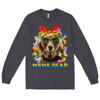 Smoke Mama Bear Pride LGBTQ+ Long Sleeve Tee - BundleAndBundleShop