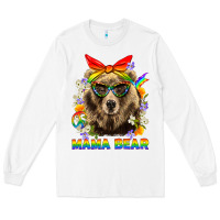 White Mama Bear Pride LGBTQ+ Long Sleeve Tee - BundleAndBundleShop
