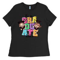 Black kinder graduate 2023 Ladies Tee - RanaPortraitStore