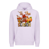 Lilac tis the season football Premium Hoodie - CowGirlArtShop