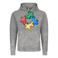 Cloud Rock autism puzzle Vintage Hoodie - MaliasSmallBusiness
