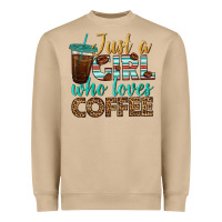 Mushroom just a girl who loves coffee Heavyweight Sweatshirt - BundleAndBundleShop