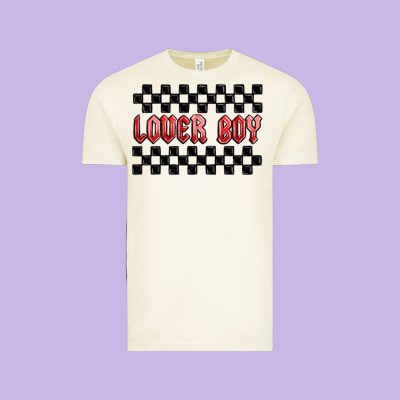 Lover Boy Vintage Tee Designed By Maliassmallbusiness