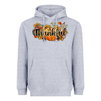 Heather Grey thankful Heavyweight Hoodie - CowGirlArtShop