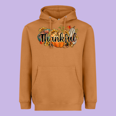 Thankful Heavyweight Hoodie Designed By Cowgirlartshop