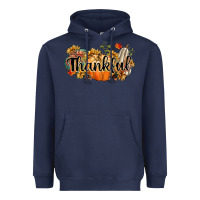 Navy thankful Heavyweight Hoodie - CowGirlArtShop