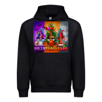 Foreset Green happy hallothanksmas Urban Hoodie - FaDigitalArtStudio