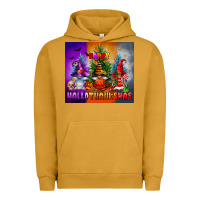 Pigment Peanut Butter happy hallothanksmas Urban Hoodie - FaDigitalArtStudio