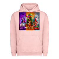 Pigment Salmon happy hallothanksmas Urban Hoodie - FaDigitalArtStudio