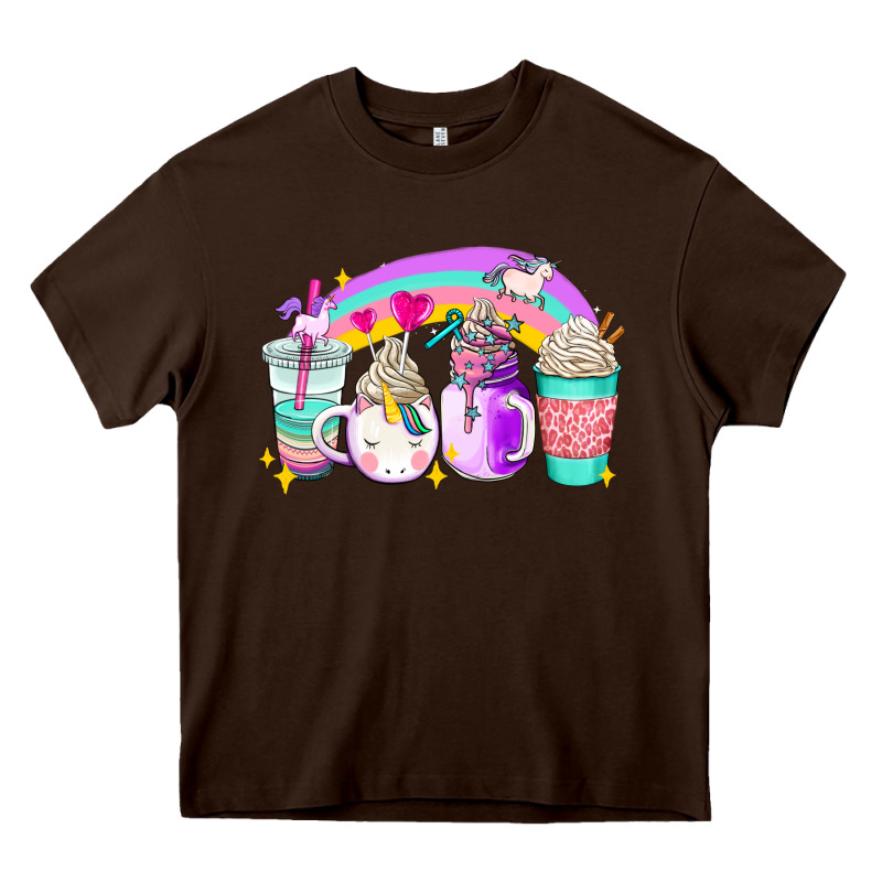 Unicorn Coffee Cups Heavy Core Tee by AdoDesignShop | Teevron