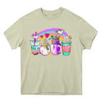 Mossy unicorn coffee cups Heavy Core Tee - AdoDesignShop