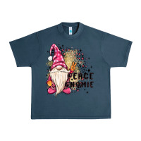 Midnight Navy peace gnomie Urban Heavy Tee - MaliasSmallBusiness