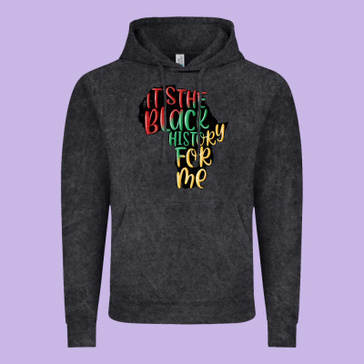 Its The Black History For Me Vintage Hoodie Designed By Maliassmallbusiness