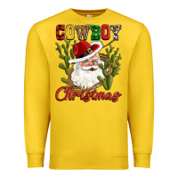 Lemon cowboy christmas western cactus Premium Sweatshirt - CowGirlArtShop