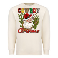 Sandshell cowboy christmas western cactus Premium Sweatshirt - CowGirlArtShop