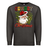 Smoke cowboy christmas western cactus Premium Sweatshirt - CowGirlArtShop