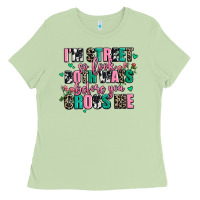 Matcha floral i am street so look both ways before you cr Ladies Tee - AdoDesignShop