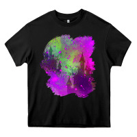 Black castle halloween patch Heavy Core Tee - BundleAndBundleShop