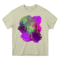 Mossy castle halloween patch Heavy Core Tee - BundleAndBundleShop