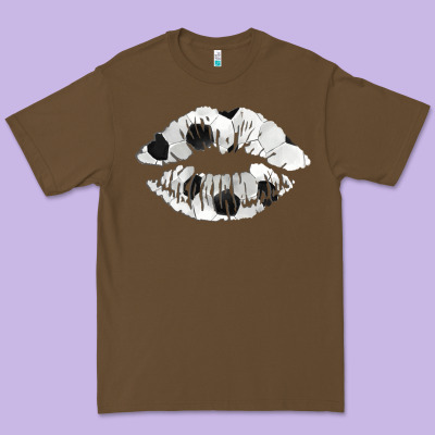 Soccer Lips Premium Tee Designed By Adodesignshop