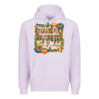 Lilac thankful blessed and kind of a mess Premium Hoodie - CowGirlArtShop