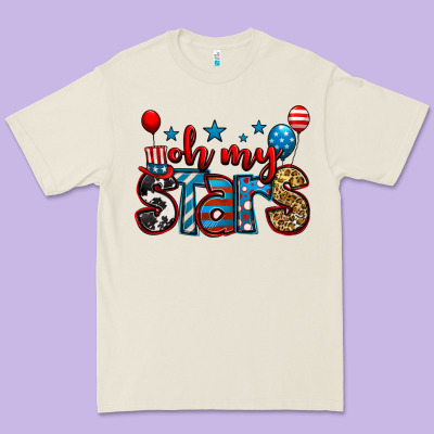 Oh My Stars 4th Of July Premium Tee Designed By Jasminsmagicworld
