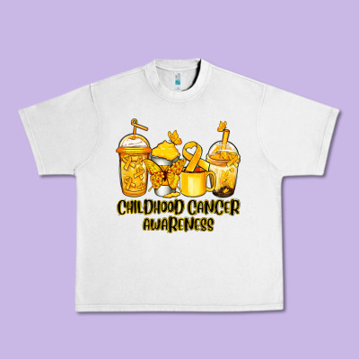 Childhood Cancer Awareness Coffee Cups Urban Heavy Tee Designed By Nancycooperartshop