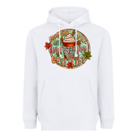 White pumpkin spice and livin my best life Heavyweight Hoodie - CowGirlArtShop