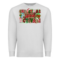 Dove Grey christmas spirit activate Premium Sweatshirt - CowGirlArtShop