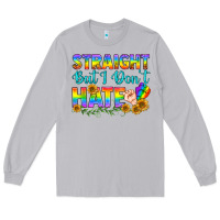 Moon Dust LGBTQ+ Straight But I Don't Hate Long Sleeve Tee - BundleAndBundleShop