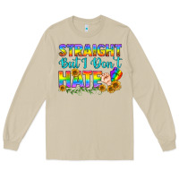 Mushroom LGBTQ+ Straight But I Don't Hate Long Sleeve Tee - BundleAndBundleShop