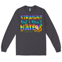 Smoke LGBTQ+ Straight But I Don't Hate Long Sleeve Tee - BundleAndBundleShop