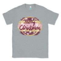 Heather Grey merry christmas pink Classic Tee - MaliasSmallBusiness