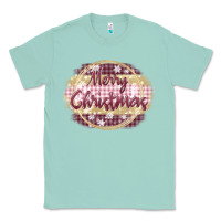 Seafoam merry christmas pink Classic Tee - MaliasSmallBusiness