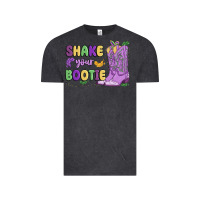 Vintage Black shake your bootie mardi gras Vintage Tee - MaliasSmallBusiness