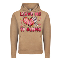 Vintage Coffee leave me tf alone valentines day Vintage Hoodie - MaliasSmallBusiness