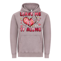 Vintage Zinc leave me tf alone valentines day Vintage Hoodie - MaliasSmallBusiness