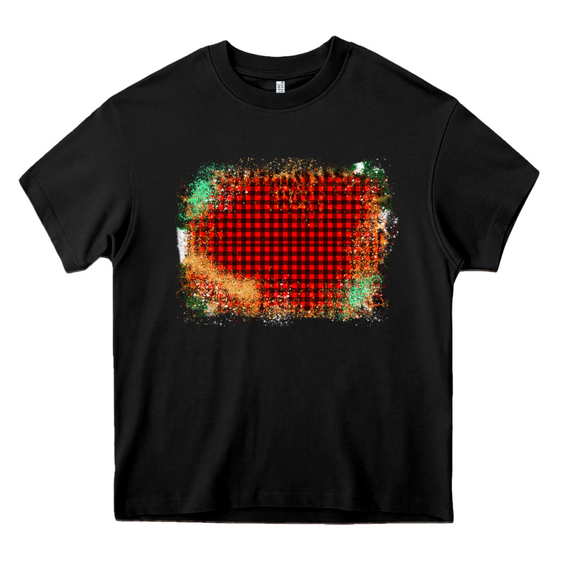 Western Red Green Farm Life Brush Stroke Heavy Core Tee by Bettercallsaul | Teevron