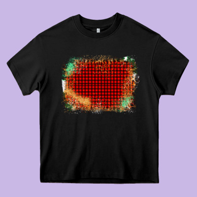Western Red Green Farm Life Brush Stroke Heavy Core Tee Designed By Bettercallsaul