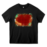 Black Western Red Green Farm Life Brush Stroke Heavy Core Tee - Bettercallsaul