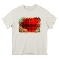 Cream Western Red Green Farm Life Brush Stroke Heavy Core Tee - Bettercallsaul